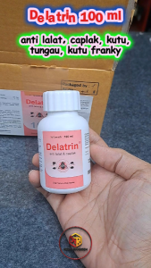 Delatrin 100 ml | Anti Ektoparasit (Lalat Caplak Kutu Tungau Kutu Franky) untuk Hewan & Ternak