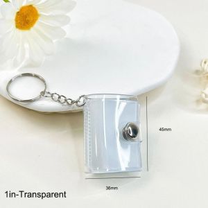 INCLUDE CETAK FOTO Gantungan kunci foto album mini cetak foto 16 pcs Pocket lucu transparan Motor tas kunci rumah kamar lemari binder kecil card waterproof anti air