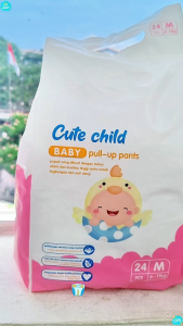 Cute Child Baby Diapers Pull-Up Pants Leak-Proof Super Absorbent Soft Breathable Dry Comfort Diapers