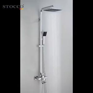 Sen cây tắm đứng nóng lạnh đồng thau KK2817 + Sen cây tắm nóng lạnh+ Vòi sen tắm nóng lạnh