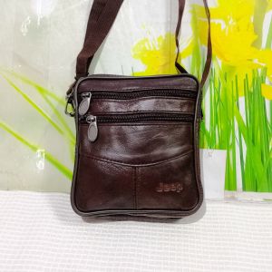 TAS SLEMPANG PRIA KULIT SAPI/TAS PINGGANG KULIT JEEP