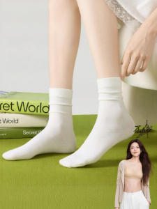 Secret World | Antibacterial Deodorant Sweat Absorption Breathable Ladies Medium Socks