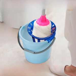 Traditional Manual Mop Bucket Water Extraction Basket Cloth Draining Bucket Rug Dehydrator Mop Squeezer for Home Cleaning