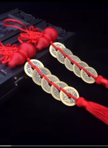 五帝钱挂件葫芦六帝铜钱挂件家居饰品摆件纯铜古钱币纯铜摆件Five Emperors Coin Pendants Gourd Six Emperors Coin Pendants Household Ornaments Ornaments Ancient Coins and Ornaments