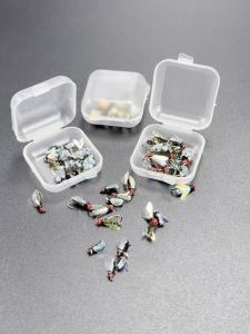 MNFT Suitable for Bass Trout & Carp Double Winged Fly Fishing Dry Flies Bionic Insect Fly Bait Made of Reflective Woven Material