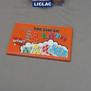 Bộ Lô Tô Cam 90 Số hàng Việt Nam màu đẹp chất lượng tốt Trò chơi Boardgame vui vẻ cho gia đình và bạn bè Đồ chơi tết