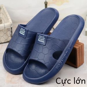 Dép Đế Dày Mùa Hè Cho Nam Cỡ Lớn EVA Chống Trượt Chống Thấm Nước Đế Dày 45 46 47 48 Dép Thường Ngày Cho Nam