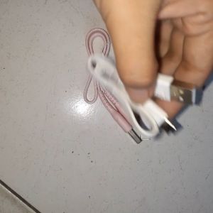 J487 ORI KABEL DATA PENDEK POWERBANK USB TIPE TYPE C SUPER FAST CHARGING 2IN1 CABLE CAS CASAN QUALLC