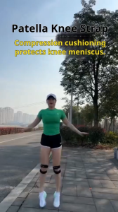 Sports Knee Brace With Shock Absorption Layer For Joint Protection In Basketball And Cycling