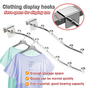 MaxPlus 5Balls/7 Balls Display Organizer Hooks Waved Clothes Hanger Storage Rack