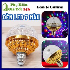 Đèn Led Xoay 7 Màu Cảm Biến Đuôi Tròn Trang Trí Phòng Karaoke  Vũ Trường  Bar  Nhà Cửa - Đèn Led Cảm Ứng Theo Nhạc  Hiệu Ứng Nhấp Siêu Đẹp - Đèn Xoay 7 Màu Cao Cấp