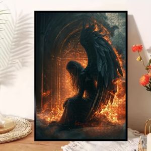 500/1000 Pieces Jigsaw Puzzle Flame Angel Jigsaw Puzzle Educational Toy for Kids Children s Games Christmas Gift
