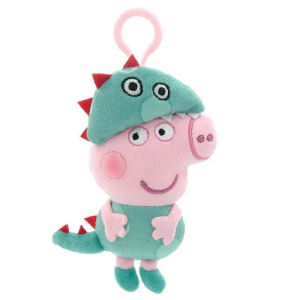 Peppa Pig 12cm Small Pendant Plush Doll George Pig Backpack Pendant Key Decoration Childrens Gifts Cartoon Anime Toy Ornaments