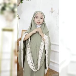 BISA COD Mukena Anak Kode 03 Bahan Kringkel Airflow Premium By Ory AjeZas Collection
