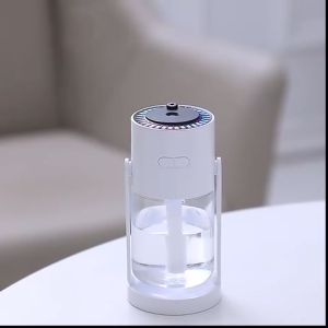 Multifunctional Starry Sky Top Mist Humidifier with Ambient Light and Swivelling Head Rotate Suitable for Home or Car
