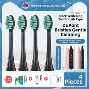 Electric Toothbrush Heads Replacement Bicamme Universal Fit for T9u/T9W/T12/T11/T2/T6/T8/T9 Deep Cleaning Adult Hardness