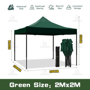 VOVOVA waterproof tent 2*2m 3*3m foldable tent Anti-UV Free height adjustment retractable tent outdoor heavy duty big tent