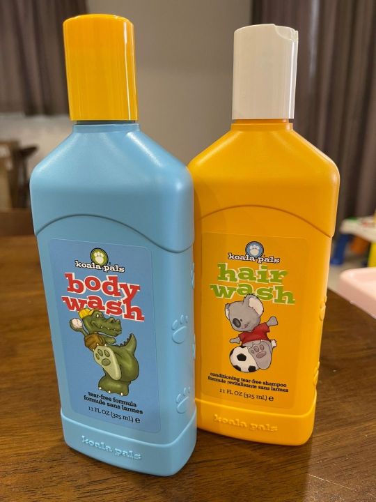 Twin pack combo set Koala Pals Body Wash & Koala Pals Hair Wash without