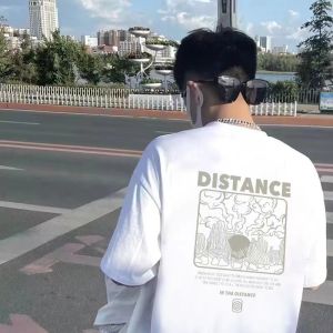 KETONG | American Style Trendy Loose Casual T-shirt