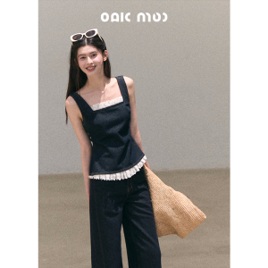 OAKMOO | Bộ Dây Đai Denim Voan Bohemian Thoáng Sáng
