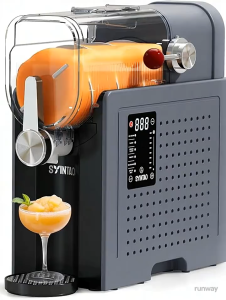 【ขายดี ส่งจากไทย】เครื่องทำสเลอบี้ 2.0L เครื่องทำเกร็ดน้ำแข็ง Slushy Ice Cream Making Machine