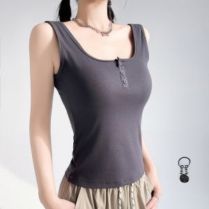 Miiow | Cat Lady Square Collar Vest Strapless Bralette Womens Outerwear Spring Summer New Style Integrated No-wear Sports Style