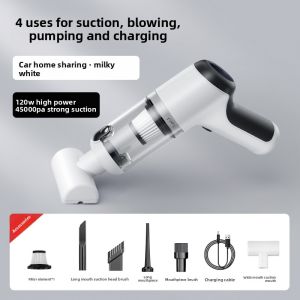 HELLOLEIBOO | 2025 New Handheld Wireless Car Vacuum Cleaner Small Size Powerful Suction Dual Use Blowing And Dusting Machine For Car And Home