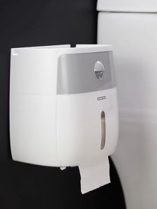 ECOCO กล่องใส่ทิชชู่ กล่องใส่กระดาษ 2ชั้นลิ้นชัก ECOCO กล่องใส่ทิชชู่ กันน้ำ ติดผน