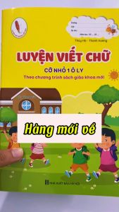 Sách- Luyện Viết Chữ Cỡ Nhỏ 1 Ô Ly - Theo chương trình sách giáo khao mới (1 quyển)