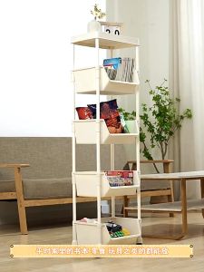 SALVO 4 Layer Moving Rack Kitchen Storage Shelf Home Bedroom Bathroom Organizer Trolley Rolling Trolley Kitchen Organizer