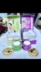 Kem dưỡng da mặt Jiaonulisha xanh lá cây - Jiaonulisha tím mờ nám và tàn nhang - HX1742