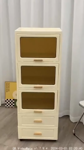 Lemari Plastik Susun Besar  Serbaguna  3/6 Susun Rak Jumbo Kotak Organizer Lemari Penyimpanan