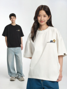 dangerouspeople | Cartoon D Print Couples T-Shirt
