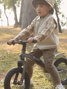Push Bike For Kids 12/14" Balance Bike Kids Bicycle Toddler Walker Equipped With Mudguard Protectors