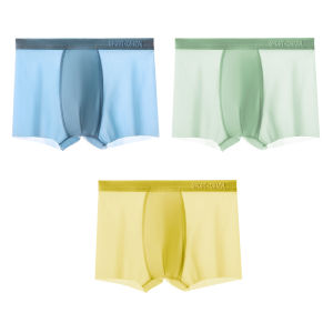 Quần lót bé trai MiiOW vải cotton thoáng khí dáng ngắn - mùa hè