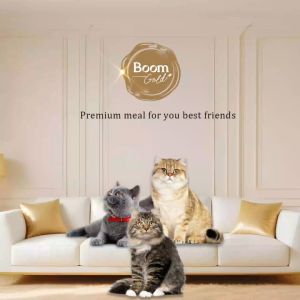 Boom Gold อาหารแมว รสแกะ 7 KG เกรดพรีเมียม ลูกแมว แมวโต โปรตีนสูง เนื้อแท้ ไม่เค็ม ย่อยง่าย ขนสวย