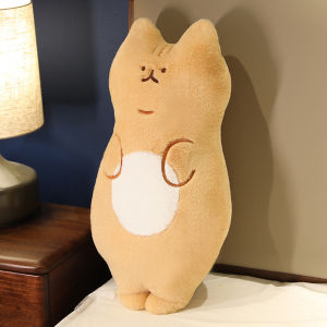 Gối Búp Bê Mèo Sofa Phòng Khách Gối Thắt Lưng Tựa Đầu Giường Ký Túc Xá Sinh Viên Đồ Ngủ Ngủ Trưa Gối Cho Bé Gái Chất Liệu Nhung Hoạt Hình Họa Tiết