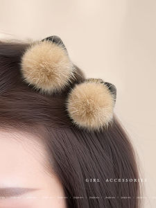 คลิปหนีบผมทรงเจ้าหญิงขนาดเล็กสำหรับฤดูใบไม้ร่วงและฤดูหนาว 2025 ใหม่สำหรับผู้หญิง คลิปหนีบผมหน้าม้าด้านข้าง เครื่องประดับผมผ้าขนสัตว์ คลิปหนีบผมขนาดเล็ก