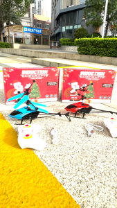 (Christmas Gift Box)2 in 1 Remote Control Helicopter toys for boys Toy External Sensor RC Helicopter Drone Toy