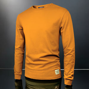 WEIQIYUE | Cotton Long Sleeve T-Shirt for Men Casual Style