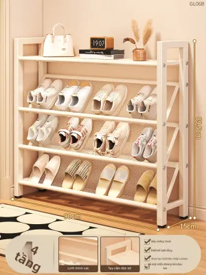 JIAJIESHI | Giá Đựng Giày Đa Tầng Gắn Sau Cửa Mỏng