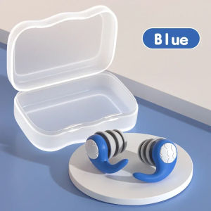 Silicone Noise Cancelling Earplugs Noise Filter Sleep Swimming Waterproof Three Layer Mute Earplugs