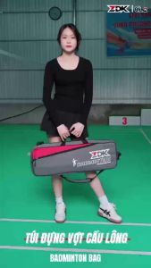 Túi Vợt Cầu Lông Thể Thao ZDK CL2 Siêu Đẹp 2 Ngăn Tiện Dụng Đeo Vai/Xách Tay Bền Nhẹ Chống Thấm-Happy  Home 4U