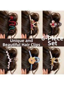 Cute INS Style Dachshund Heart Shaped Hair Clip