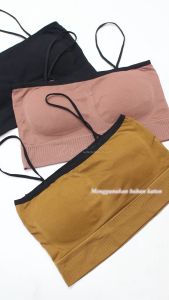 Wimiu Sport Bra Busa Tali Croptop BH Sport Wanita Tali Spaghetti Sport Bra 100102