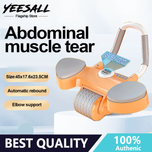 Abdominal Health Wheel Home Intelligent Counting Elbow Support Abdominal Health Wheel Training Abdominal Fitness Tool Rebound Stand for Men and Women Universal Abdominal Health Wheel Abdominal Muscle Training Trainer Abdominal Health Wheel
