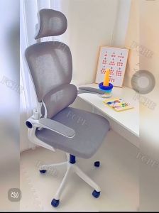 💒【Spring Garden Furniture Store】💒Family Study chair Adjustable office chair net breathable office learning computer chair Swivel High Back Office Chair Practical and Durable Home Office Chairs