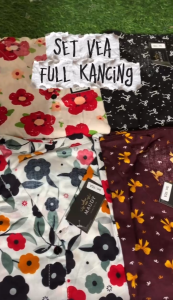 ONESET VEA SETELAN RAYON CELANA PENDEK DEWASA FULL KANCING