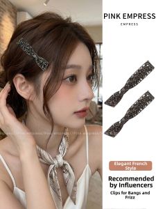 PINK EMPRESS | Black Crystal New Style Elegant Side Hair Clip