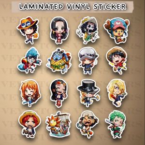 ONE PIECE VINYL STICKER  FULL SET (16 PCS SMALL STICKERS)